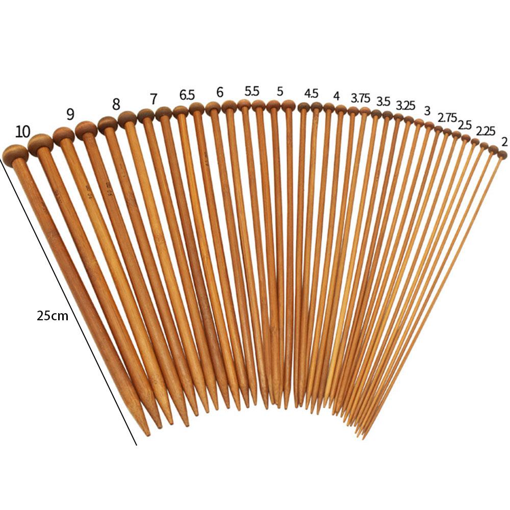 36pcs/lot 18 Size Carbonize Bamboo Single Pointed Crochet Knitting Needles Set Kit Smooth Crochet Tool Needle Arts Craft
36pcs/lot 18 Size Carbonize Bamboo Single Pointed Crochet Knitting Needles Set Kit Smooth Crochet Tool Needle Arts Craft