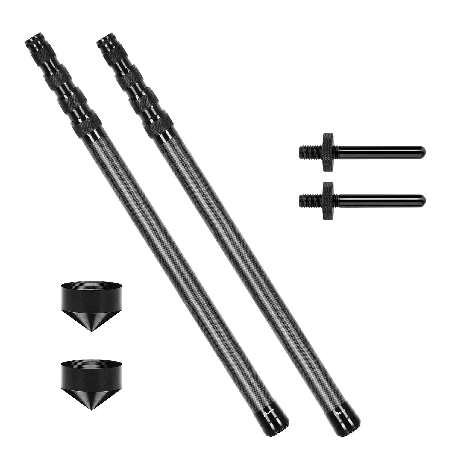 DOBEN Carbon Tarp Pole Tent Pole 5 Joints Stepless Adjustment Diameter 29mm 290g Compact Set of 2 (Height 60~210cm) Approx. (per piece)
DOBEN Carbon Tarp Pole Tent Pole 5 Joints Stepless Adjustment Diameter 29mm 290g Compact Set of 2 (Height 60~210cm) Approx. (per piece)