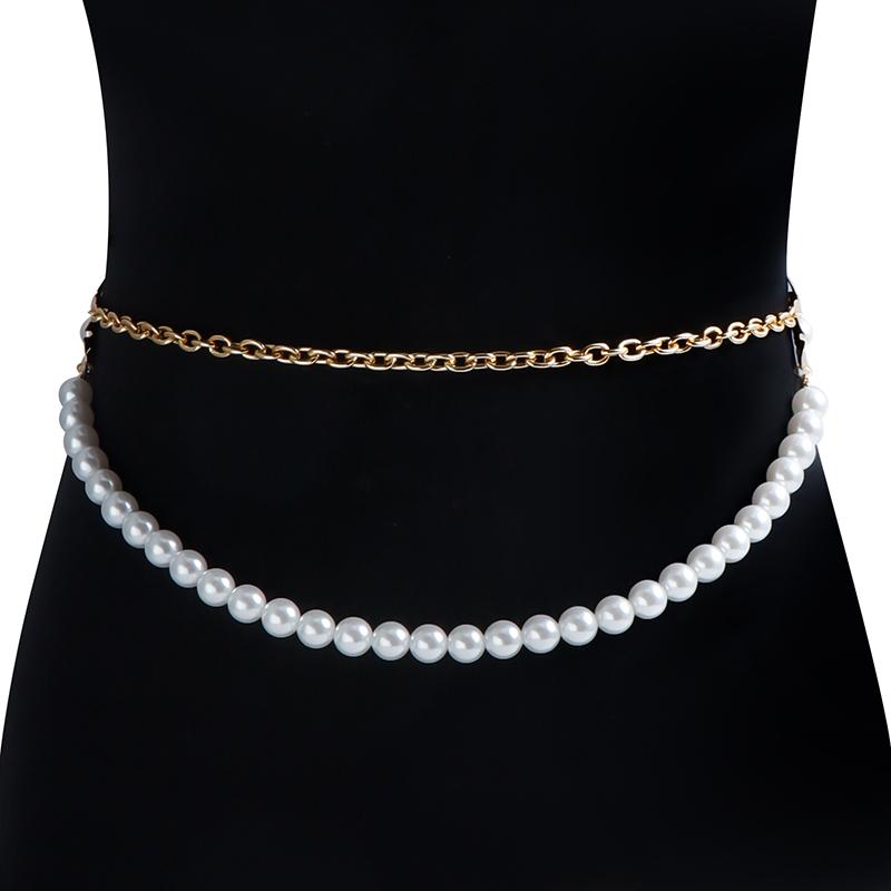Ladies Fashion Metal Pearl Flowers Waist Chain Women Thin Body Dress Pants Decoration Belts For Girls Luxury Waist Chain золотой
Ladies Fashion Metal Pearl Flowers Waist Chain Women Thin Body Dress Pants Decoration Belts For Girls Luxury Waist Chain золотой