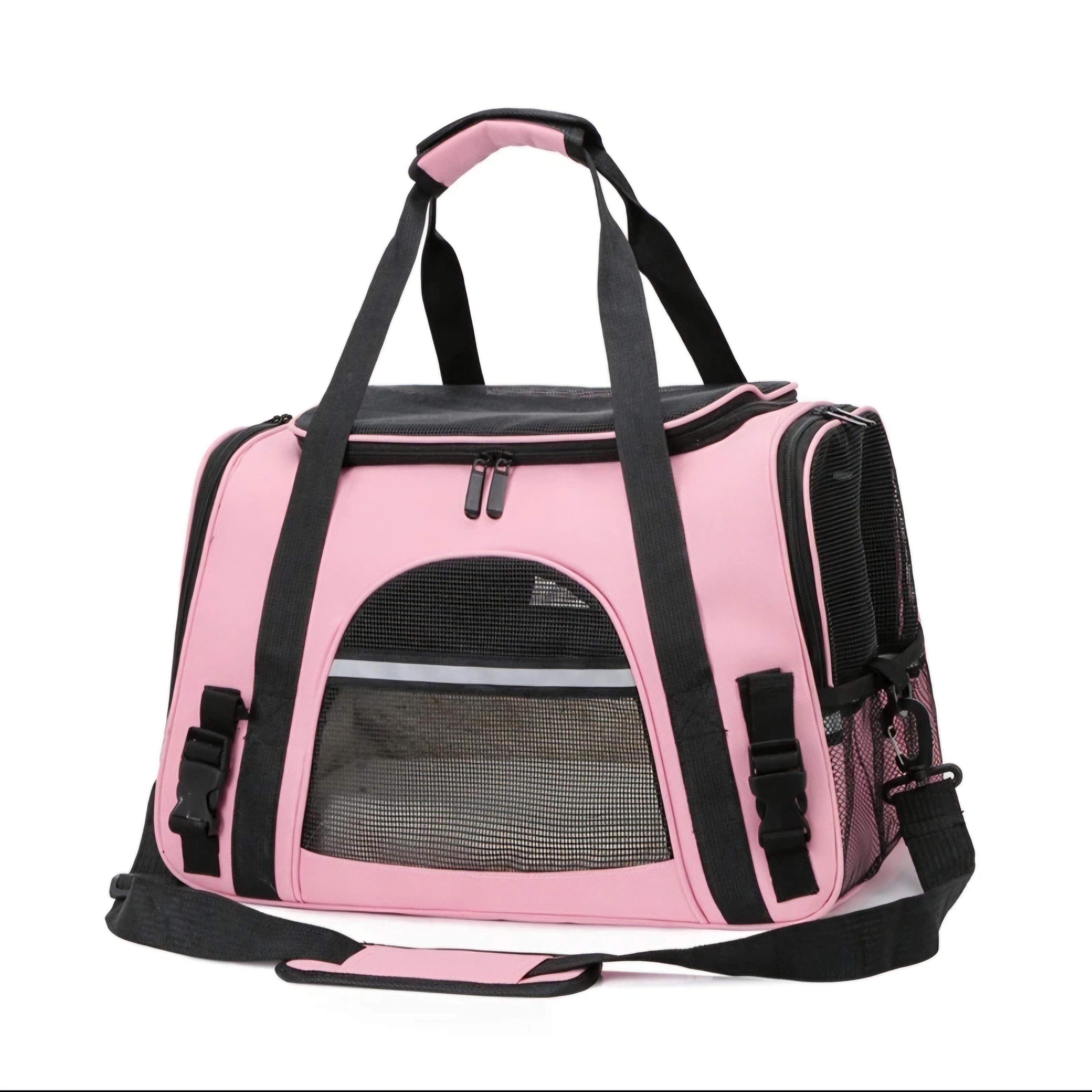 Cat, Dog Carrier for Small Medium Cats Puppies up to 15 Lbs, TSA Airline Approved Carrier Soft Sided, Collapsible Travel Puppy Carrier 43*25*28cm сірий
Cat, Dog Carrier for Small Medium Cats Puppies up to 15 Lbs, TSA Airline Approved Carrier Soft Sided, Collapsible Travel Puppy Carrier 43*25*28cm сірий