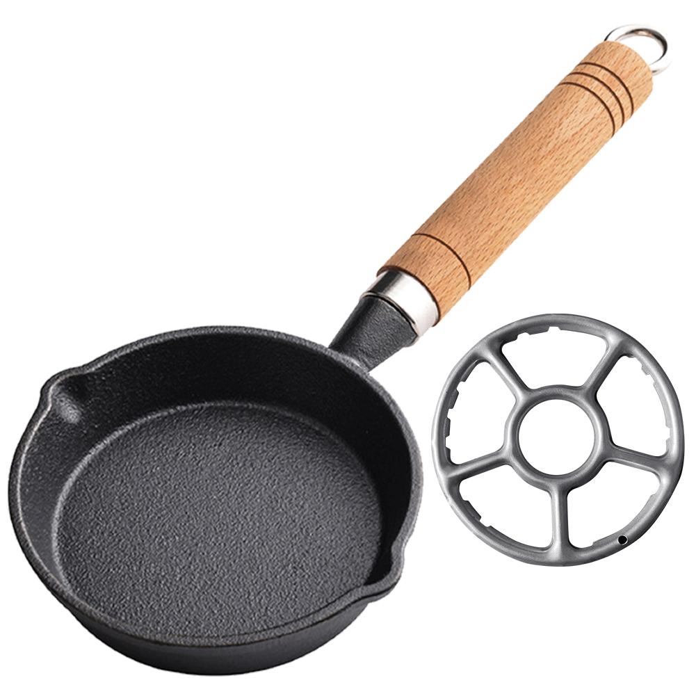 10/13/16 Cm Cast Iron Mini Skillet with Wooden Handle Cook Pan with Double Drip-Spouts Pancake Pan Non-Stick for Kitchen Home
10/13/16 Cm Cast Iron Mini Skillet with Wooden Handle Cook Pan with Double Drip-Spouts Pancake Pan Non-Stick for Kitchen Home