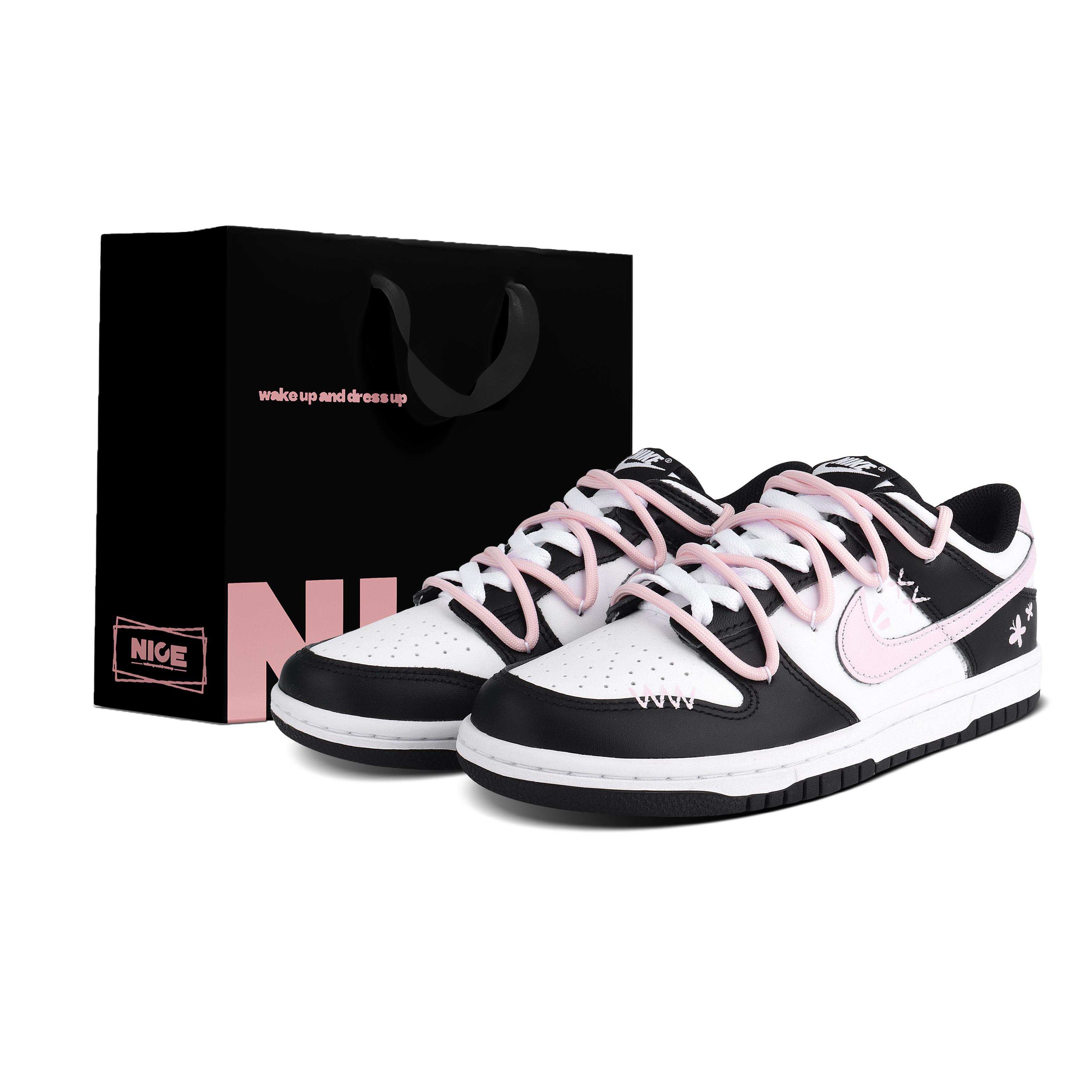 Nike Dunk Abrasion Resistant Low top Skateboard Shoes Unisex Black Pink HF5441-100(Team1491-LD) 37.5
Nike Dunk Abrasion Resistant Low top Skateboard Shoes Unisex Black Pink HF5441-100(Team1491-LD) 37.5