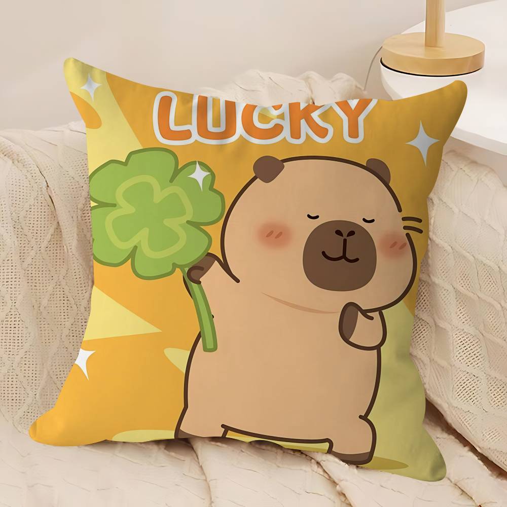 Cartoon Cute Capibala Pillowcases Home Bedding Decorative Pillow Cover Wedding Super Soft Pillow Case 12x12Inch
Cartoon Cute Capibala Pillowcases Home Bedding Decorative Pillow Cover Wedding Super Soft Pillow Case 12x12Inch