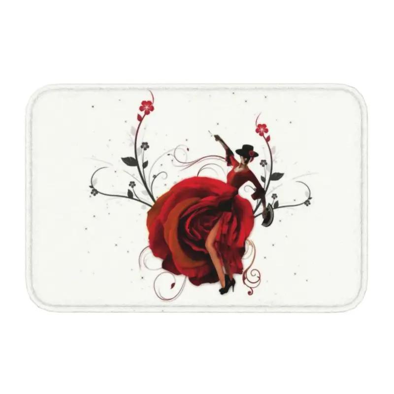 Custom Flamenco Dancer Polka Dot Doormat Anti-Slip Entrance Kitchen Bath Floor Door Mats Spanish Spain Dance Room Carpet Rug 40x60cm
Custom Flamenco Dancer Polka Dot Doormat Anti-Slip Entrance Kitchen Bath Floor Door Mats Spanish Spain Dance Room Carpet Rug 40x60cm