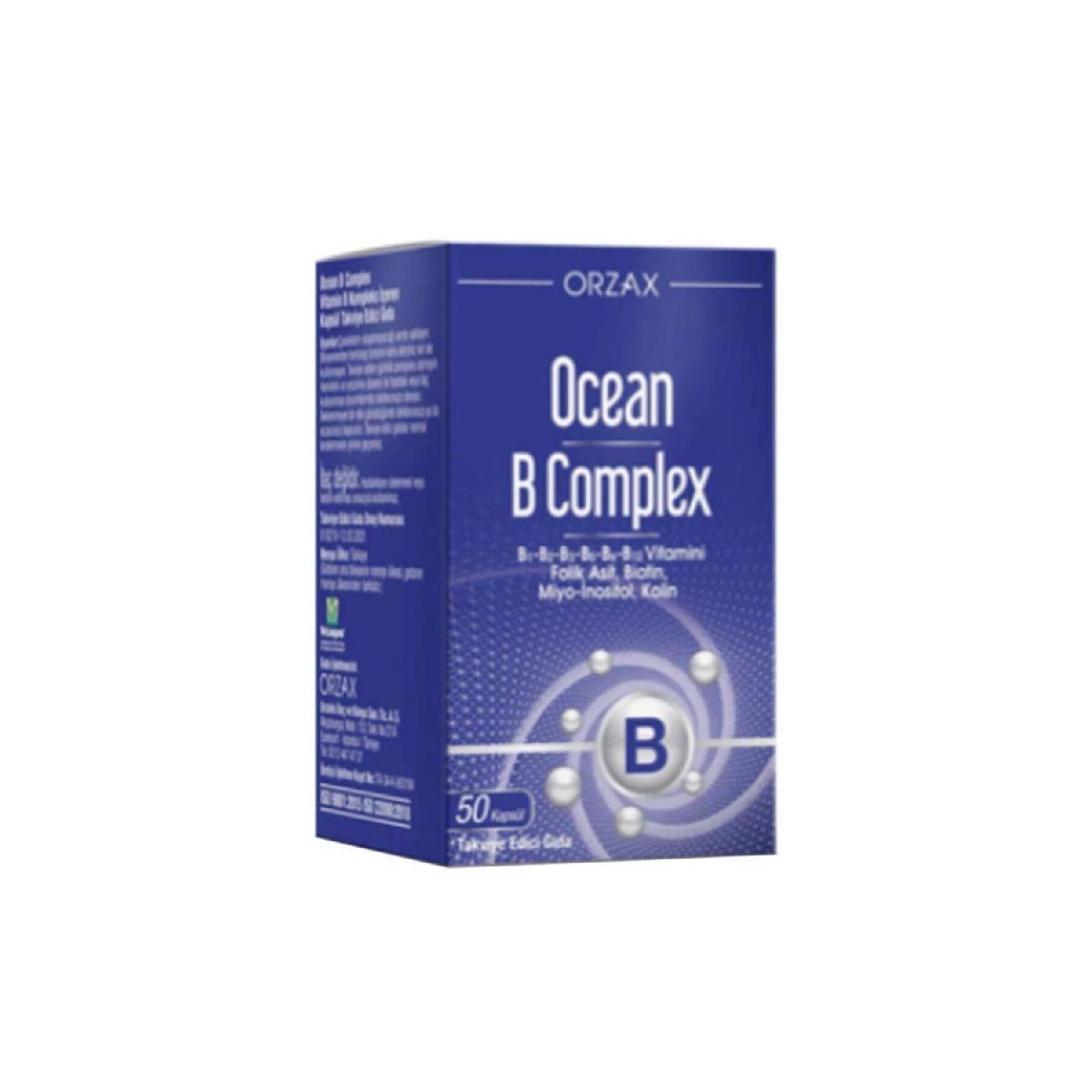 Orzax Ocean B Complex Reinforcing Food 50 Capsules
Orzax Ocean B Complex Reinforcing Food 50 Capsules