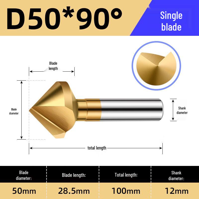 90-Degree Chamfering Countersink Deburring Bit
90-Degree Chamfering Countersink Deburring Bit