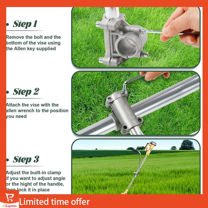 Fresh 2PCS Weed Eater Handle - String Trimmer Handle, Ergonomic Trimmer Grip, Weedeater Handle With Bracket Clamp срібний
Fresh 2PCS Weed Eater Handle - String Trimmer Handle, Ergonomic Trimmer Grip, Weedeater Handle With Bracket Clamp срібний