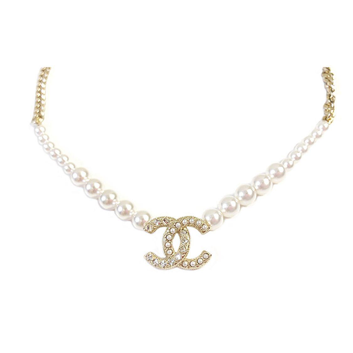 Chanel Double C Metal Imitation Pearl Necklace Women necklace Gold Pearl-White AB6549-B06135-ND169 Box+Padding Board,F,Gold/Pearl White
Chanel Double C Metal Imitation Pearl Necklace Women necklace Gold Pearl-White AB6549-B06135-ND169 Box+Padding Board,F,Gold/Pearl White