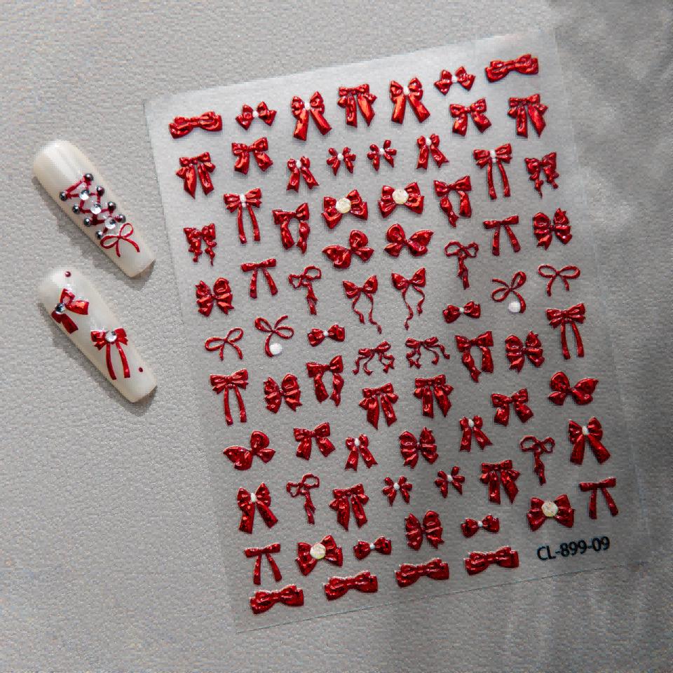 Cyansea 2026 New Year Red Bow Nail Art Stickers for DIY Phone, Planner, and Tablet Decorations CL-899-09
Cyansea 2026 New Year Red Bow Nail Art Stickers for DIY Phone, Planner, and Tablet Decorations CL-899-09