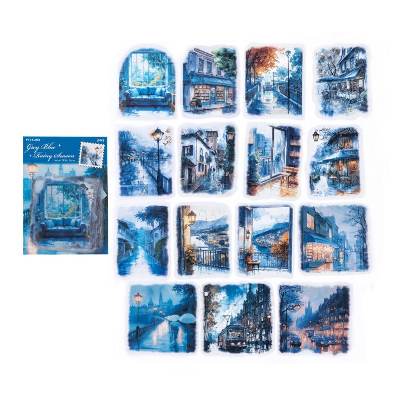 15pcs Large Size Non Repetitive Retro Street Landscape PET Stickers Creative Handbook Scrapbook DIY Material Stationery Stickers
15pcs Large Size Non Repetitive Retro Street Landscape PET Stickers Creative Handbook Scrapbook DIY Material Stationery Stickers