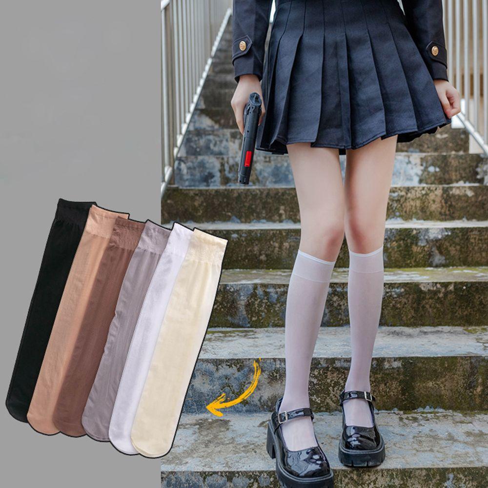 Летние ультратонкие дышащие носки JK Uniform для женщин, чулки в корейском стиле, длинные носки
Летние ультратонкие дышащие носки JK Uniform для женщин, чулки в корейском стиле, длинные носки