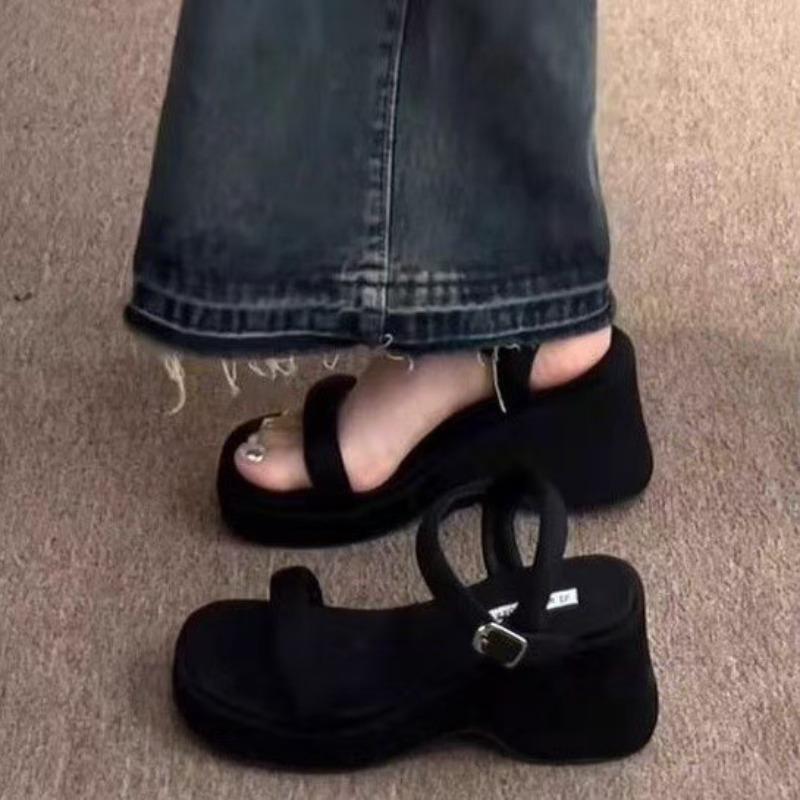 Высокий каблук с сандалиями летняя мода новый простой длинные ноги квадратный носок маленькая женская обувь 40 чёрный
Высокий каблук с сандалиями летняя мода новый простой длинные ноги квадратный носок маленькая женская обувь 40 чёрный