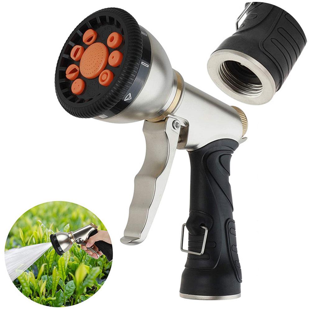 Hose Spray Nozzle 9 Adjustable Modes High Pressure Water Sprayer Slip Resistant Lawn Water Gun for Cleaning Watering Lawn Garden
Hose Spray Nozzle 9 Adjustable Modes High Pressure Water Sprayer Slip Resistant Lawn Water Gun for Cleaning Watering Lawn Garden