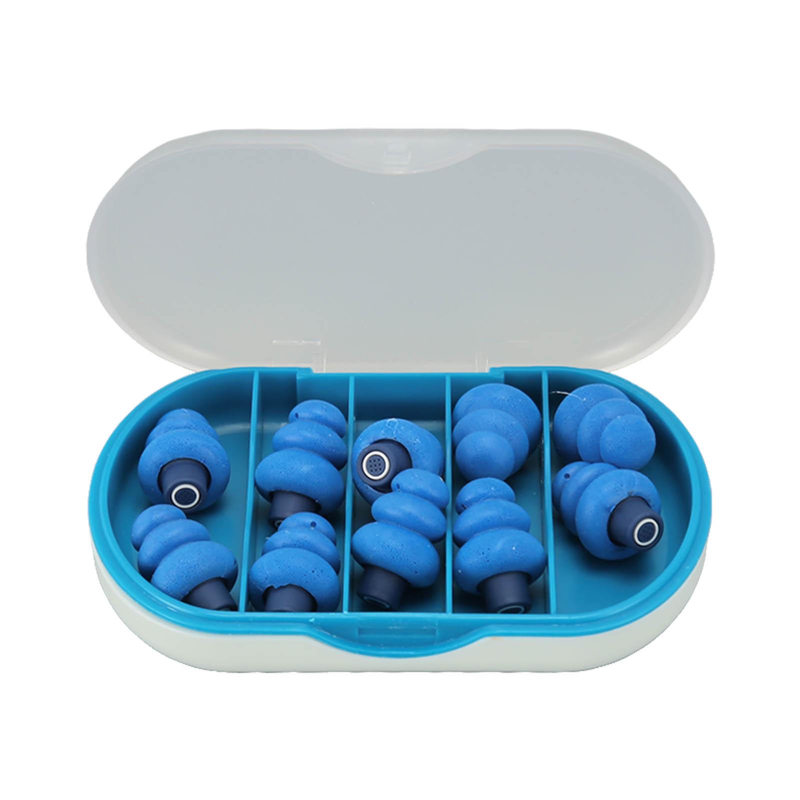 10Pcs Ear Plugs Sleeping Noise Cancelling Sound Blocking Reusable Multi Layer Earplug Blue
10Pcs Ear Plugs Sleeping Noise Cancelling Sound Blocking Reusable Multi Layer Earplug Blue