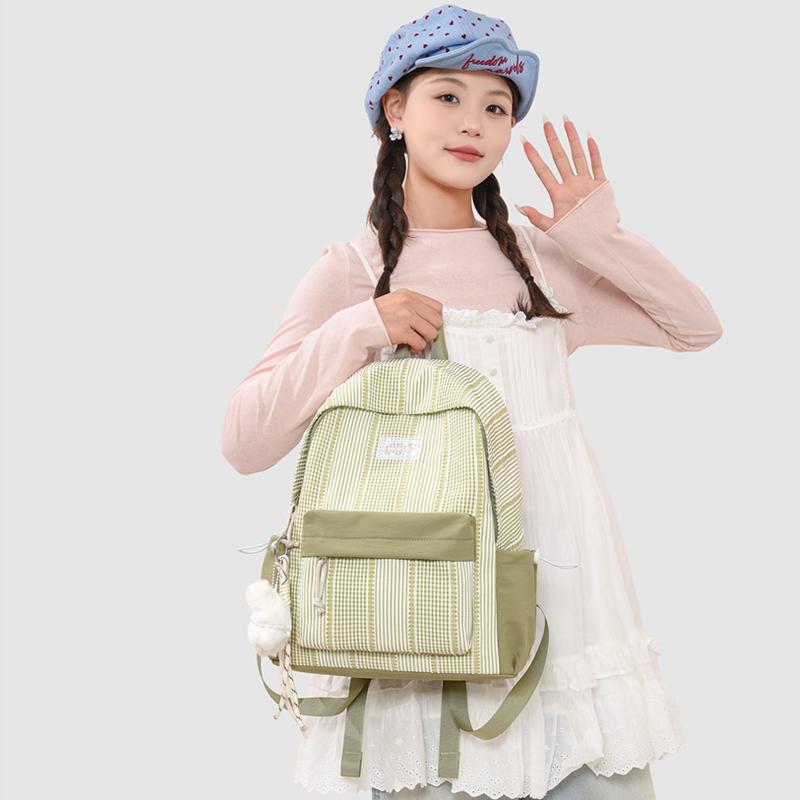 Cute Aesthetic Backpack Large Capacity Travel Laptop Rucksack with Compartments Casual Rucksack Daypack with Pendant for Women зелёный
Cute Aesthetic Backpack Large Capacity Travel Laptop Rucksack with Compartments Casual Rucksack Daypack with Pendant for Women зелёный