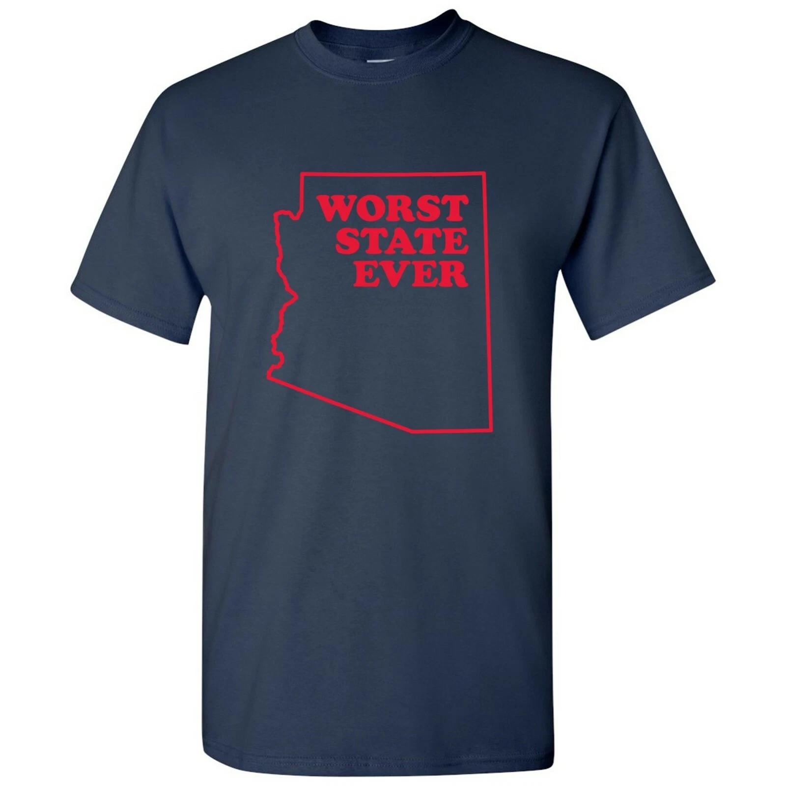 Arizona Worst State Ever Basic Cotton T-Shirt - Navy XL
Arizona Worst State Ever Basic Cotton T-Shirt - Navy XL