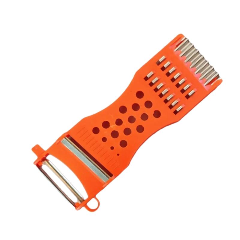 Нержавеющая сталь Кухонные слайсеры Терка с нескользящим основанием Домашние кухни Инструмент для нарезки для безопасной и эффективной нарезки овощей S
Нержавеющая сталь Кухонные слайсеры Терка с нескользящим основанием Домашние кухни Инструмент для нарезки для безопасной и эффективной нарезки овощей S