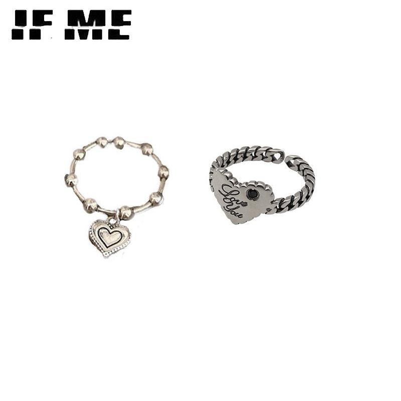 IF ME модный серебряный комплект колец с сердцем Love You кольца для женщин ювелирные аксессуары
IF ME модный серебряный комплект колец с сердцем Love You кольца для женщин ювелирные аксессуары
