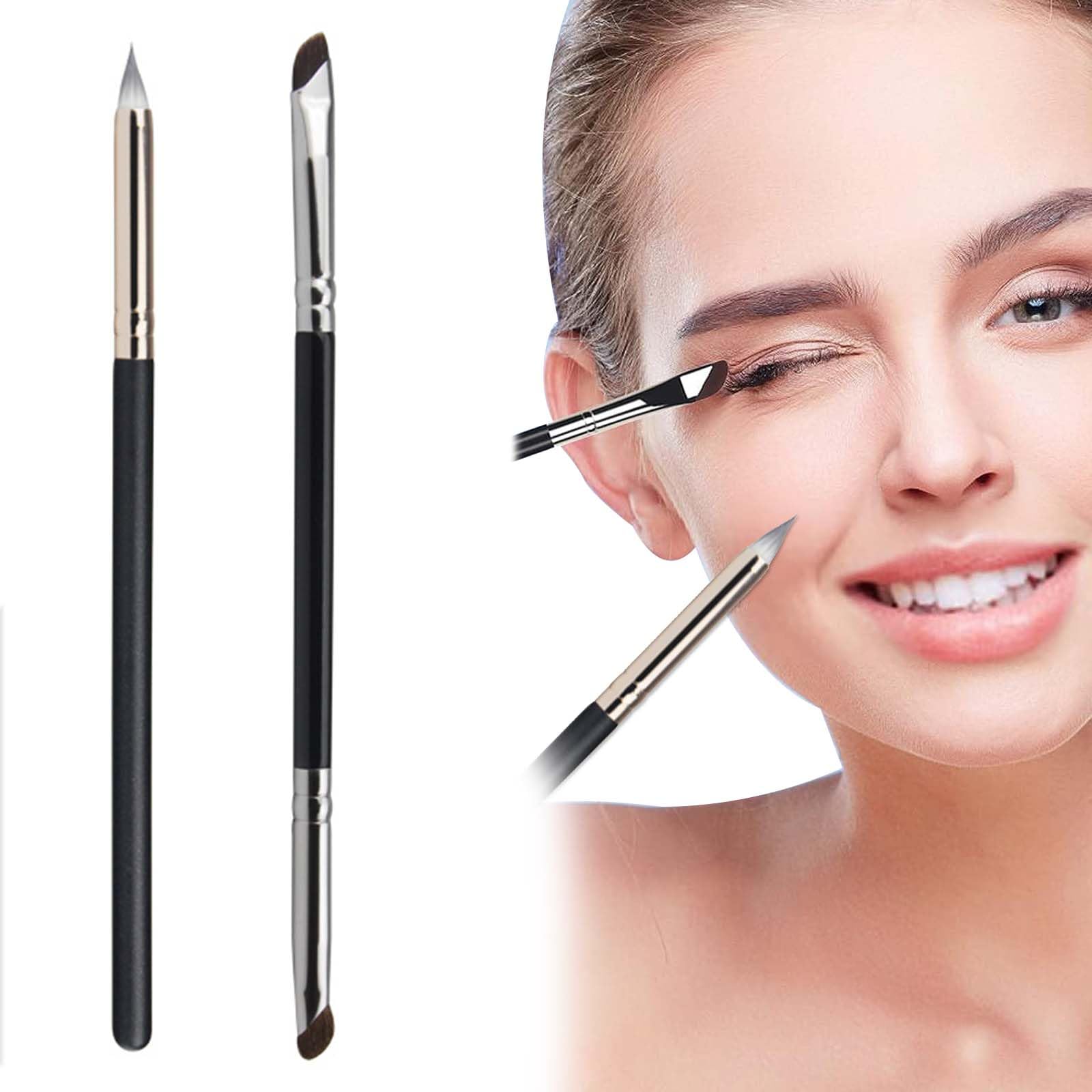 Eyeliner Brush Double End Set of 2 Concealer Brush Eye Shadow Brush Diagonal Cut Unique Double Headed Design Tear Bag Brush Under Eye Concealer Brush
Eyeliner Brush Double End Set of 2 Concealer Brush Eye Shadow Brush Diagonal Cut Unique Double Headed Design Tear Bag Brush Under Eye Concealer Brush