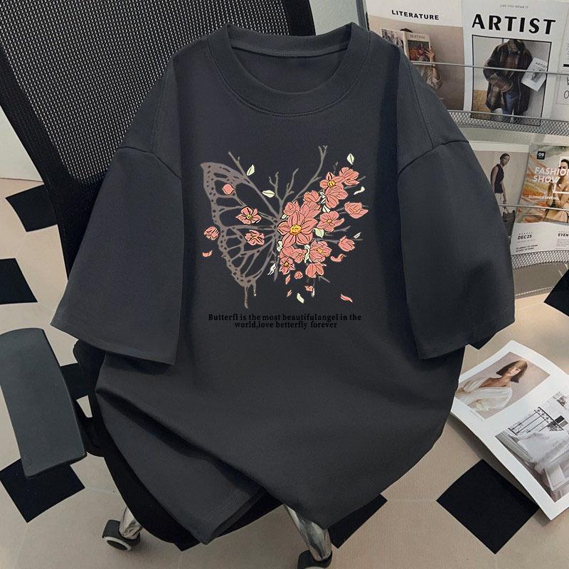Women s American Butterfly Design Cotton Short Sleeve T-Shirt - New Summer Versatile Top Medium темно-серого
Women s American Butterfly Design Cotton Short Sleeve T-Shirt - New Summer Versatile Top Medium темно-серого