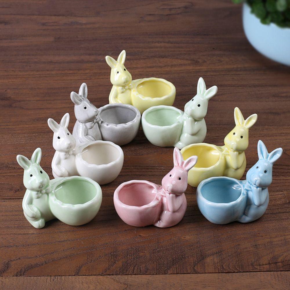 Подставка для яиц Thumb Flower Pots Holder Кролик Форма Яйцо Подставка Пасхальный Кролик Суккулентные горшки Настольный Style A
Подставка для яиц Thumb Flower Pots Holder Кролик Форма Яйцо Подставка Пасхальный Кролик Суккулентные горшки Настольный Style A