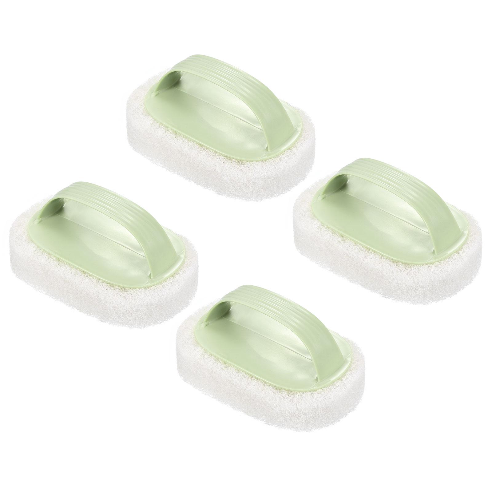 13.5cm Scouring Pad Brush 4 Pack Cleaning Scrub with Handle Kitchen Bathroom Sponge Washing Tools Light Green United States
13.5cm Scouring Pad Brush 4 Pack Cleaning Scrub with Handle Kitchen Bathroom Sponge Washing Tools Light Green United States