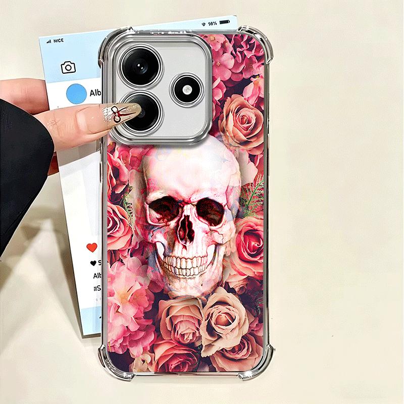 Floral Skull Flower Skeleton Plating Phone Case For Xiaomi Poco X5 X6 X7 X8 Pro Max F8 Ultra F7 M8 M7 M5S Redmi 15C 15 14C 13C 1 Xiaomi Redmi 14C
Floral Skull Flower Skeleton Plating Phone Case For Xiaomi Poco X5 X6 X7 X8 Pro Max F8 Ultra F7 M8 M7 M5S Redmi 15C 15 14C 13C 1 Xiaomi Redmi 14C