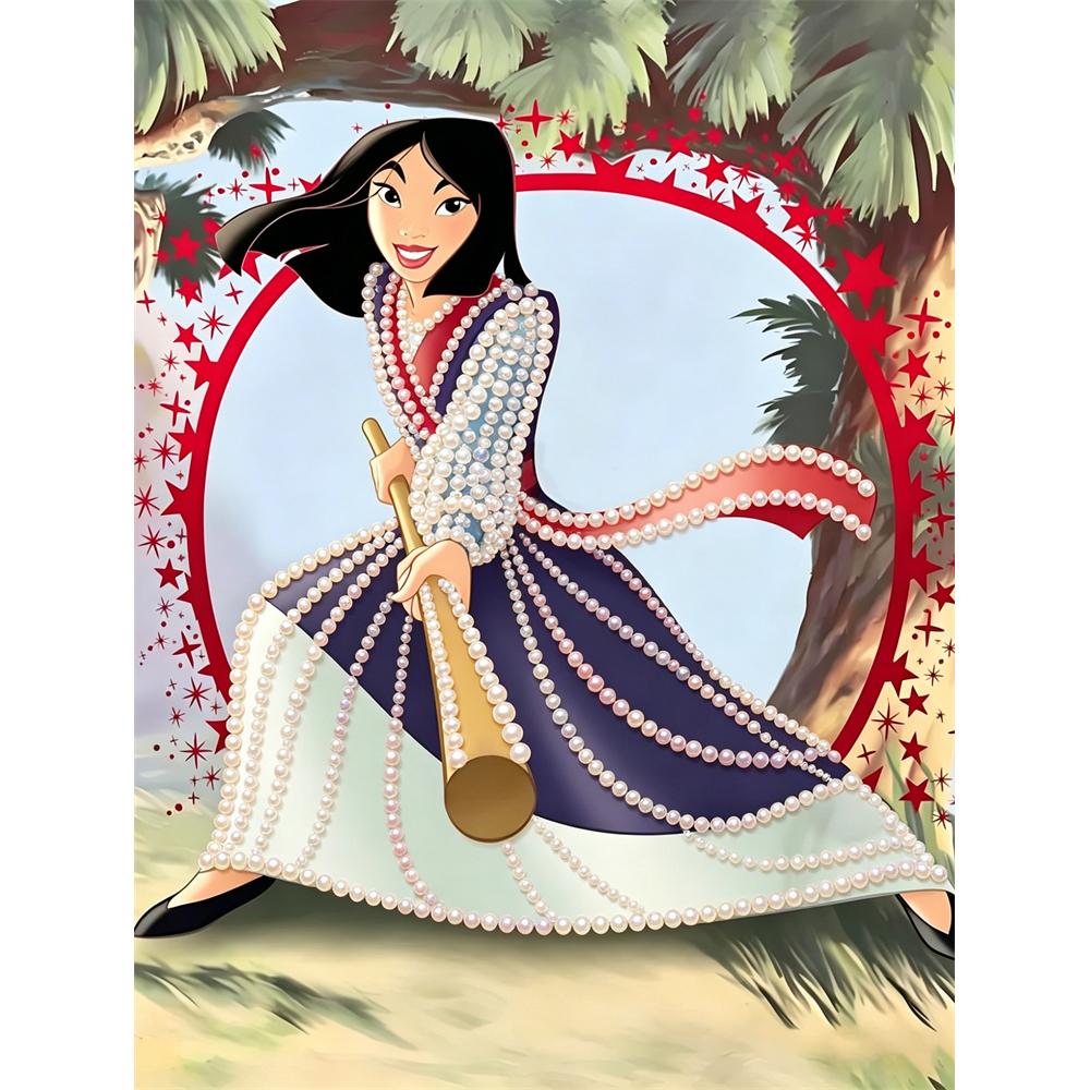 Disney Pearl Painting Mulan DIY Pearl Art Painting Pearl Gem Painting Pictures Crafts Special Shape Home Wall Decoration 30x40
Disney Pearl Painting Mulan DIY Pearl Art Painting Pearl Gem Painting Pictures Crafts Special Shape Home Wall Decoration 30x40