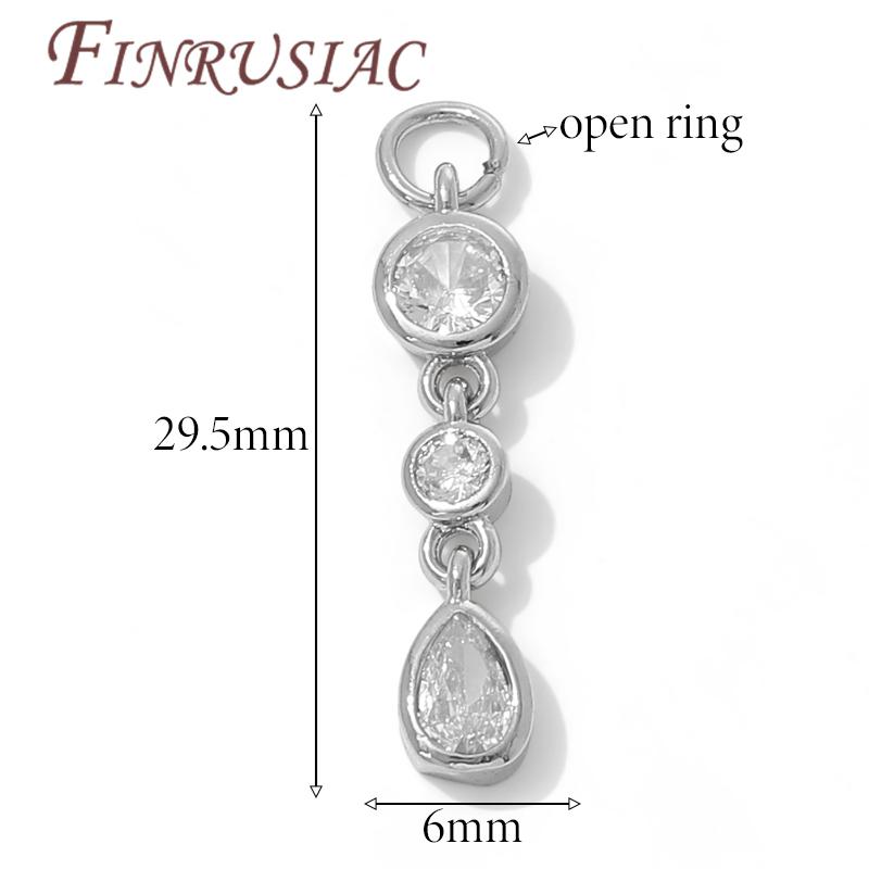 18K Gold Plated Brass with Zircon Charms For Jewelry Making,Long Pendants Charm For Necklaces Accessories,Earrings Findings 1 piece
18K Gold Plated Brass with Zircon Charms For Jewelry Making,Long Pendants Charm For Necklaces Accessories,Earrings Findings 1 piece