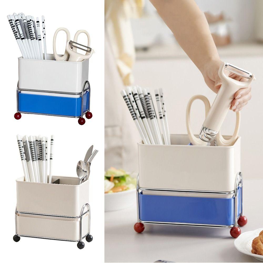 Plating Chopstick Storage Box with Drain Household Chopstick Holder Gifts Kitchen Chopstick Cage синій
Plating Chopstick Storage Box with Drain Household Chopstick Holder Gifts Kitchen Chopstick Cage синій