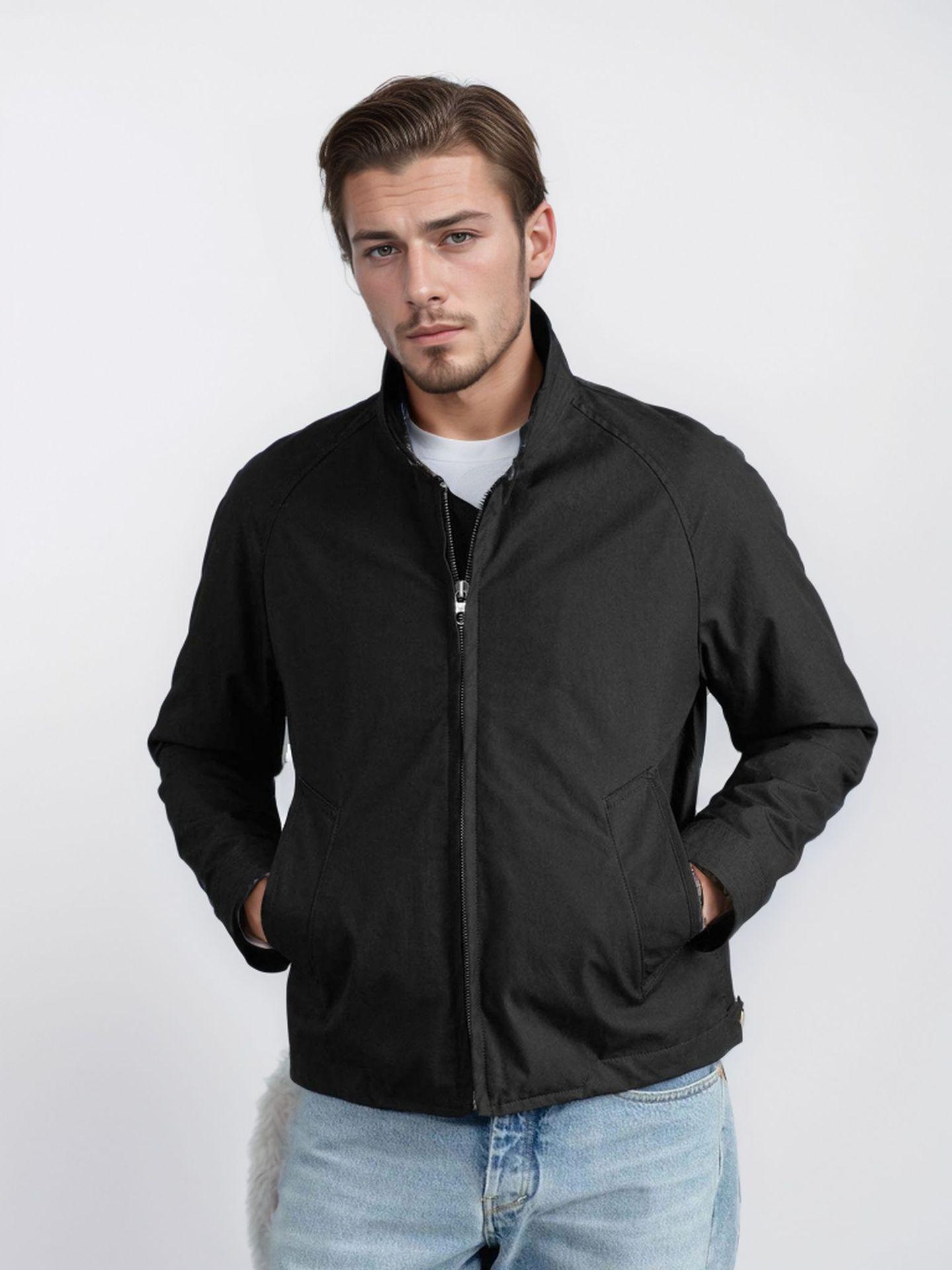 Men s Stand Collar Zipper Jacket - Solid Color, Spring/Autumn 2025 Style Small чорний
Men s Stand Collar Zipper Jacket - Solid Color, Spring/Autumn 2025 Style Small чорний