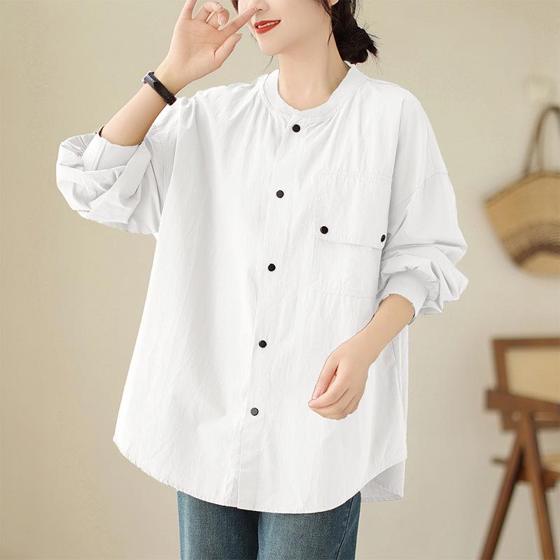 Literary Casual Retro Cotton Women s Shirt Jacket - Slimming, Versatile, Loose Fit for Spring 2026. XXL белый
Literary Casual Retro Cotton Women s Shirt Jacket - Slimming, Versatile, Loose Fit for Spring 2026. XXL белый