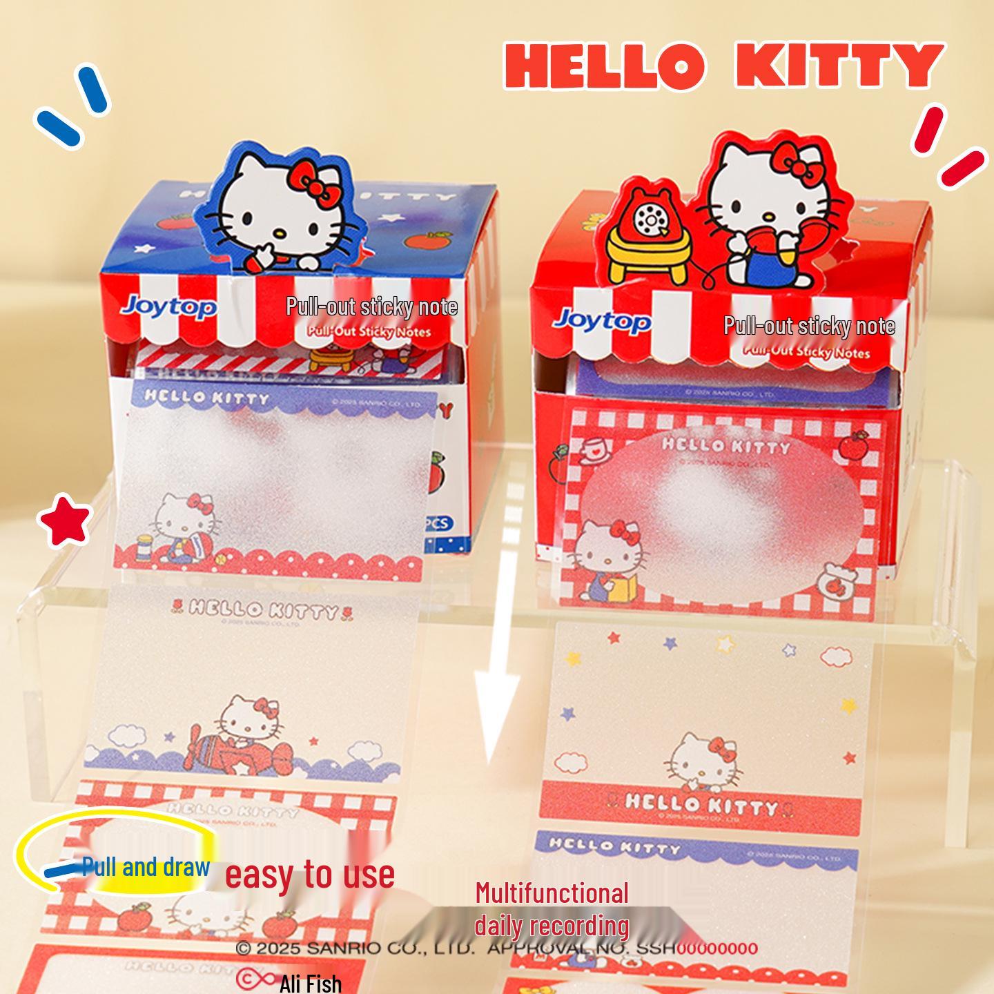Hello Kitty High-Adhesive Sticky Notes - Cute Cartoon Design for Student and Office Use
Hello Kitty High-Adhesive Sticky Notes - Cute Cartoon Design for Student and Office Use