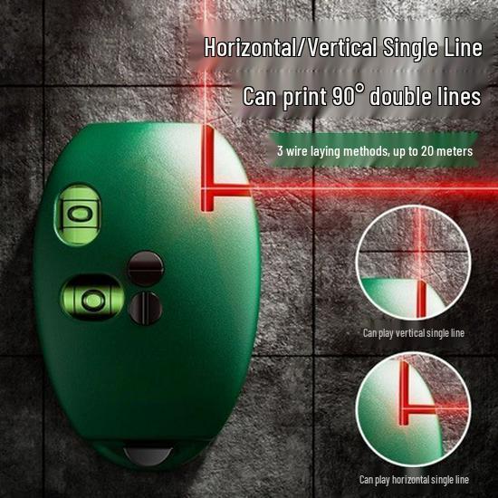 High-Precision 90° Right Angle Infrared Laser Level for Line Marking
High-Precision 90° Right Angle Infrared Laser Level for Line Marking
