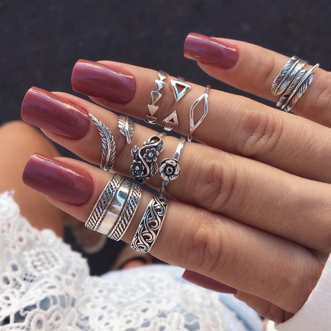 Набор колец на костяшки пальцев Wish Bohemian Leaf Cutout из 9 предметов для женщин
Набор колец на костяшки пальцев Wish Bohemian Leaf Cutout из 9 предметов для женщин