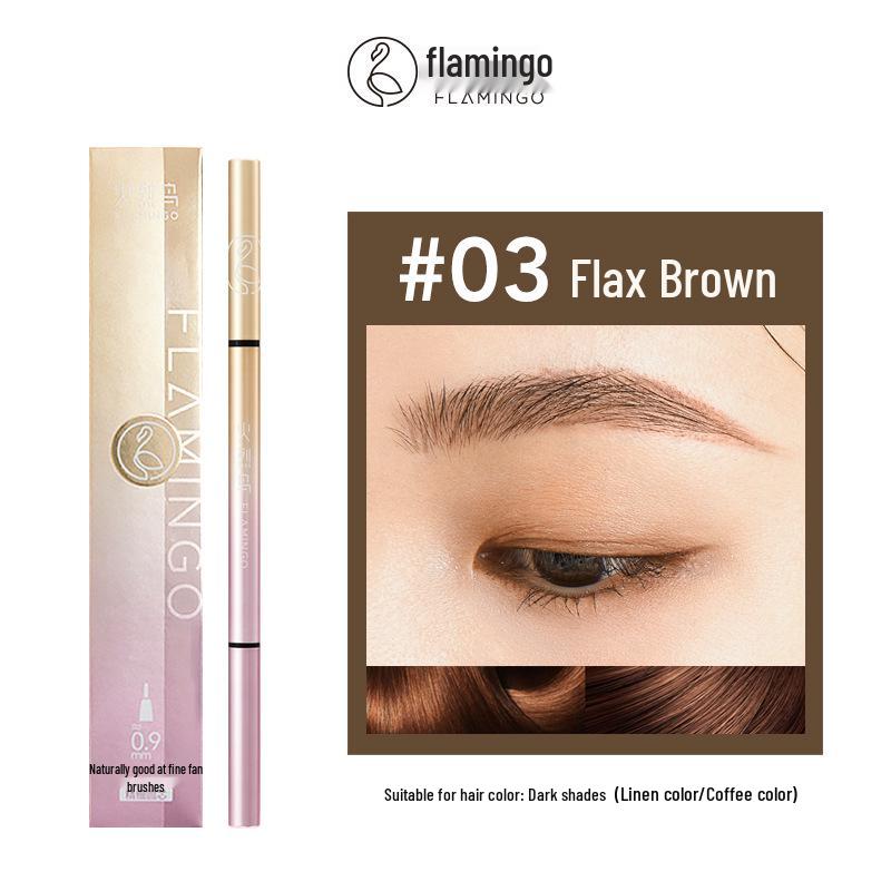Flamingo Ultra-Fine Double-Ended Thin Eyebrow Pencil - Sweat-Proof & Smudge-Proof for Beginners
Flamingo Ultra-Fine Double-Ended Thin Eyebrow Pencil - Sweat-Proof & Smudge-Proof for Beginners