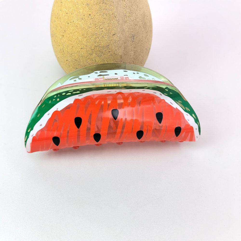 Корейская заколка-краб для волос «Арбуз»: Трендовый зажим-акула для высокого хвоста для женщин
Корейская заколка-краб для волос «Арбуз»: Трендовый зажим-акула для высокого хвоста для женщин