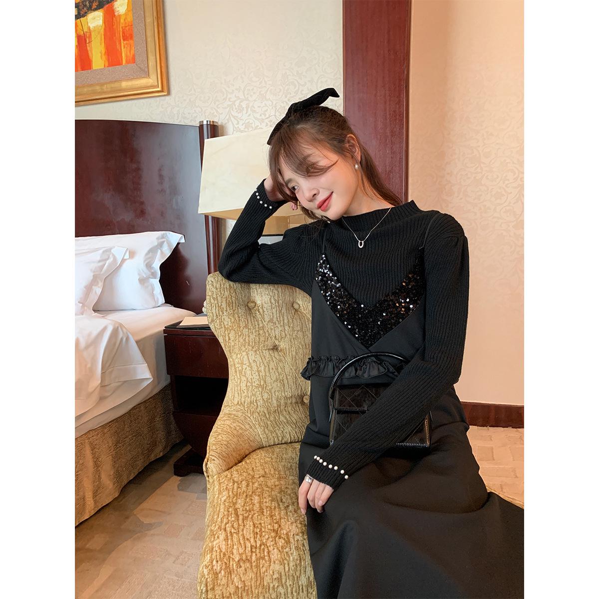 Thirteen Lines Women s Autumn/Winter French Fashion Sequin Patchwork Slip Dress S серый
Thirteen Lines Women s Autumn/Winter French Fashion Sequin Patchwork Slip Dress S серый
