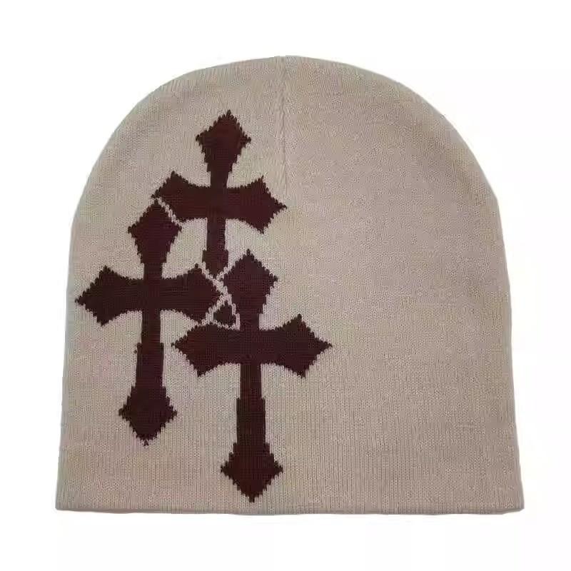 Cross jacquard knitted hat autumn and winter bag head hat women s fashion versatile wool hat big head circumference cold hat One Size
Cross jacquard knitted hat autumn and winter bag head hat women s fashion versatile wool hat big head circumference cold hat One Size
