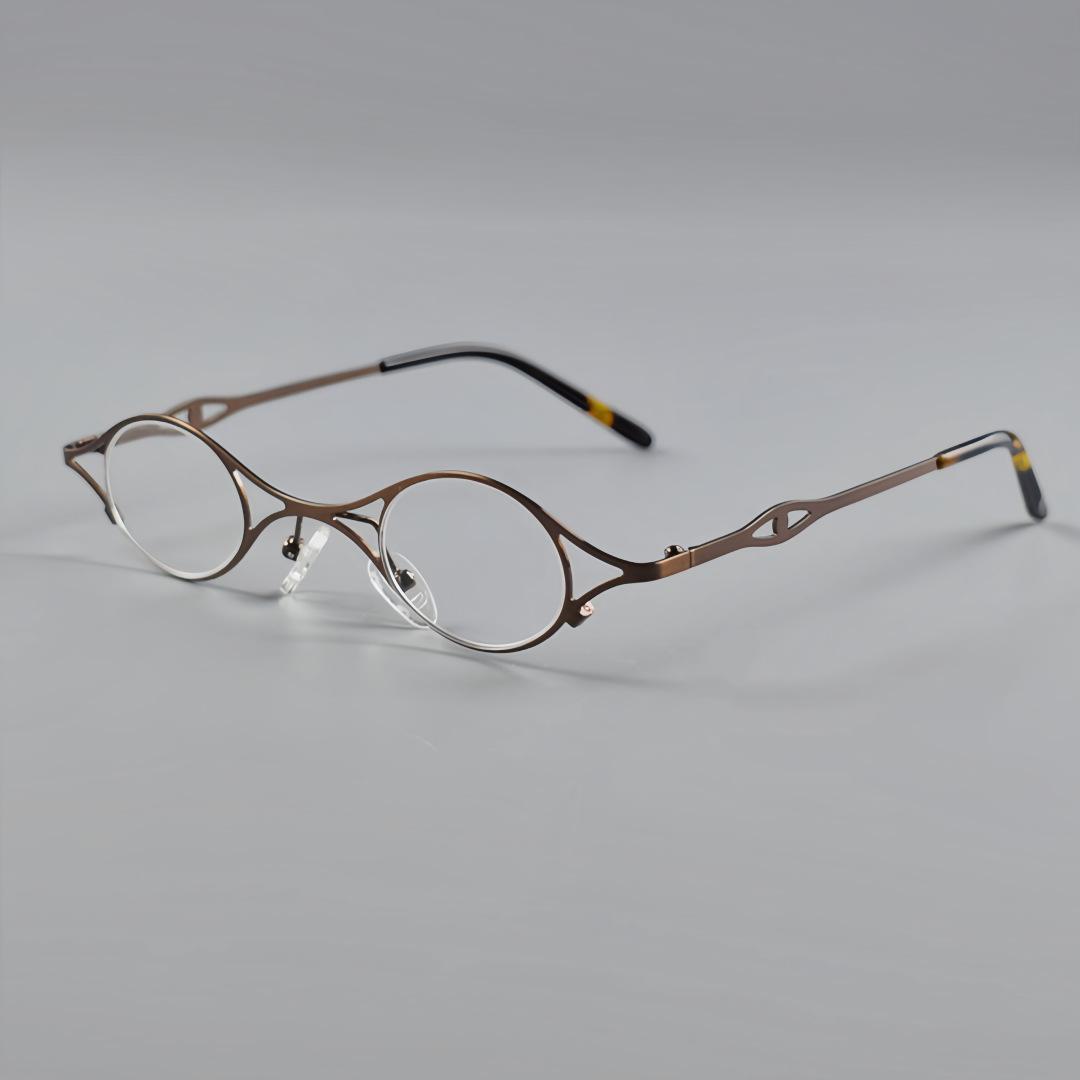 Ultra-light Metal Glasses Frame Women Men High-end Personalized Eye Designer Glasses vintage Small Round Women s Optical Frame коричневий
Ultra-light Metal Glasses Frame Women Men High-end Personalized Eye Designer Glasses vintage Small Round Women s Optical Frame коричневий