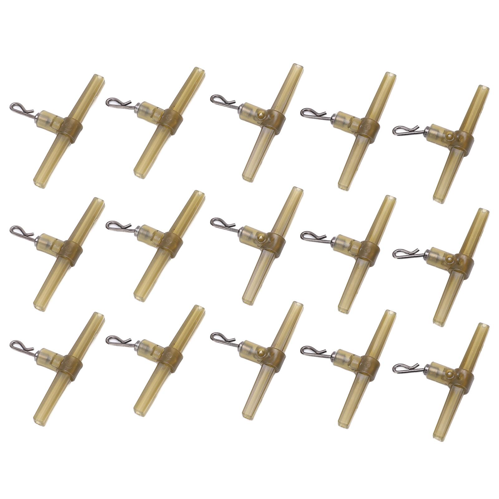 15pcs Fishing Crimp Swivel T Shaped RRing Reusable Portable Green Crossline Tackle Connector
15pcs Fishing Crimp Swivel T Shaped RRing Reusable Portable Green Crossline Tackle Connector