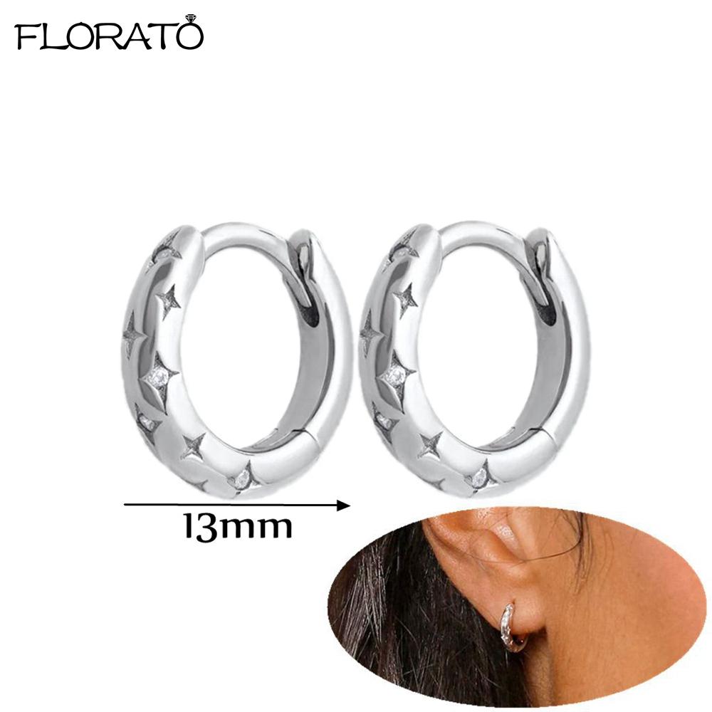 Classic Zircon Earrings 925 Silver Needle Allergic Protection Star Golden Hoop Earrings for Women Birthday Fine Jewelry Gift
Classic Zircon Earrings 925 Silver Needle Allergic Protection Star Golden Hoop Earrings for Women Birthday Fine Jewelry Gift