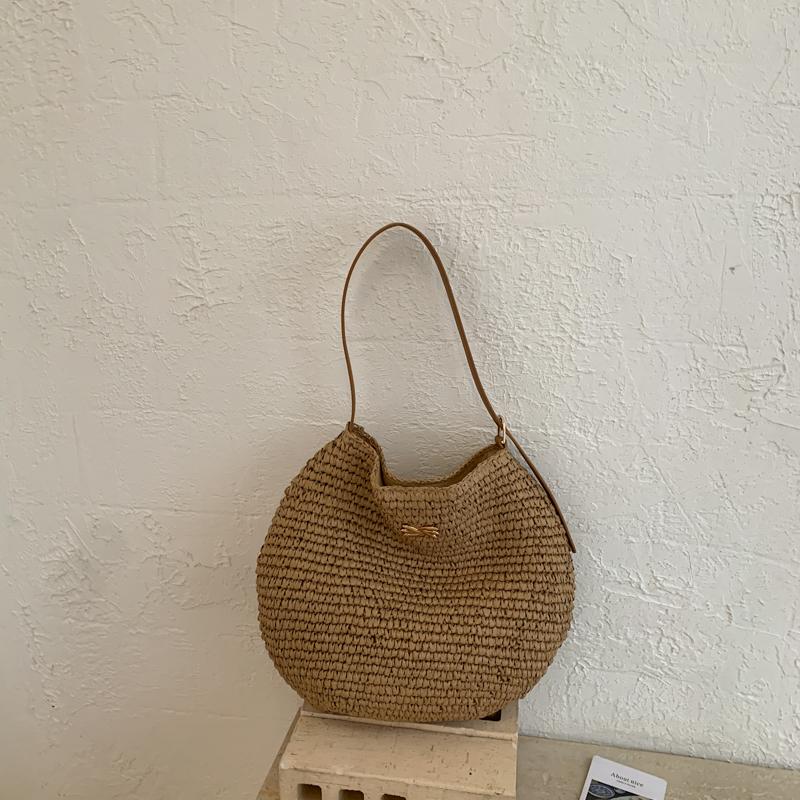 Summer Woven Straw Shoulder Bags for Women Large Capacity Crochet Hobo Tote Bag for Beach Travel Vacation Daily Use Handbag
Summer Woven Straw Shoulder Bags for Women Large Capacity Crochet Hobo Tote Bag for Beach Travel Vacation Daily Use Handbag
