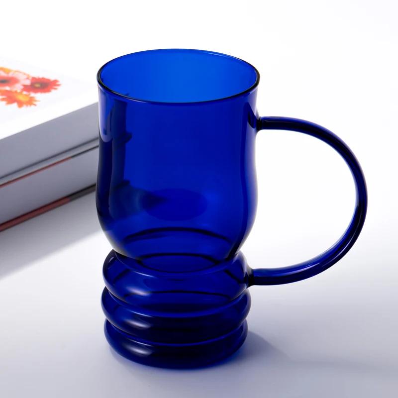 500ml Nordic Large Glass Coffee Cup with Color Belt Handle High Temperature Resistant Tea Beer Mug for Breakfast 500ml синий
500ml Nordic Large Glass Coffee Cup with Color Belt Handle High Temperature Resistant Tea Beer Mug for Breakfast 500ml синий