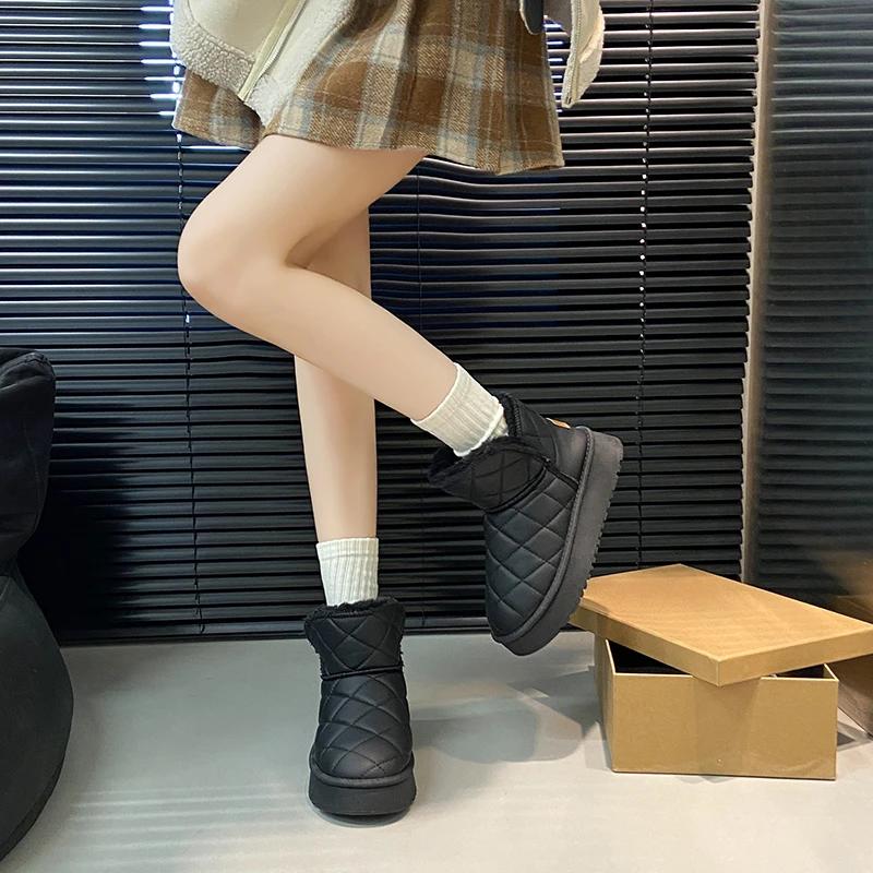 Новые Зимние Повседневные Удобные Морозостойкие и Теплые Снежные Ботинки Модные Короткие Замшевые Ботинки на Платформе с Круглым Носком для Женщин 36
Новые Зимние Повседневные Удобные Морозостойкие и Теплые Снежные Ботинки Модные Короткие Замшевые Ботинки на Платформе с Круглым Носком для Женщин 36