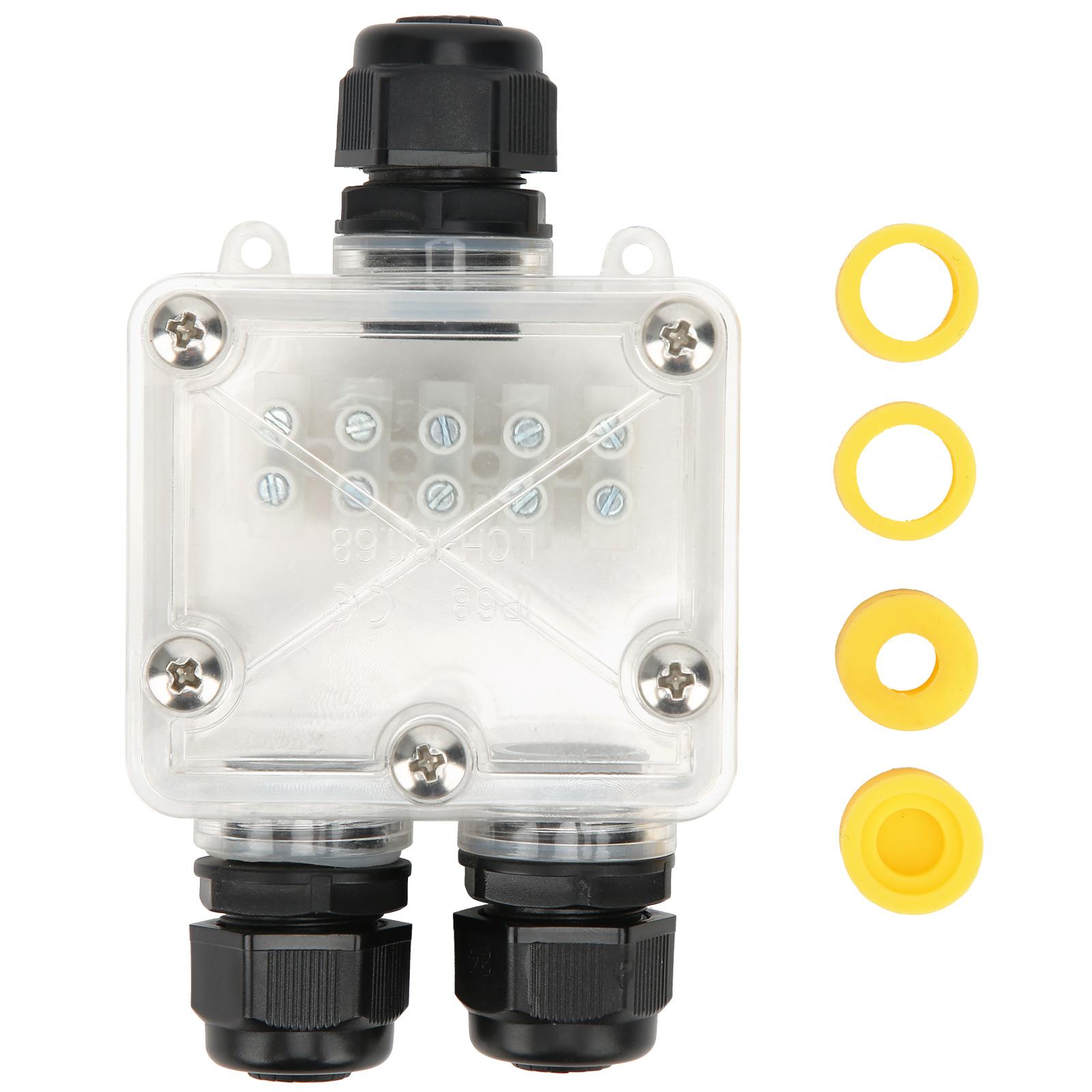 Junction Box 3 Way IP68 Waterproof Terminal Distribution Cable Connector LCH1311.68
Junction Box 3 Way IP68 Waterproof Terminal Distribution Cable Connector LCH1311.68