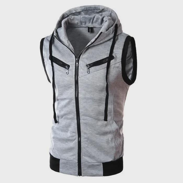 **Stylish Men s Solid Color Hooded Sleeveless Vest - Casual Slim Fit In Three Colors** 3XL (84—90 KG) світло-сірий колір
**Stylish Men s Solid Color Hooded Sleeveless Vest - Casual Slim Fit In Three Colors** 3XL (84—90 KG) світло-сірий колір