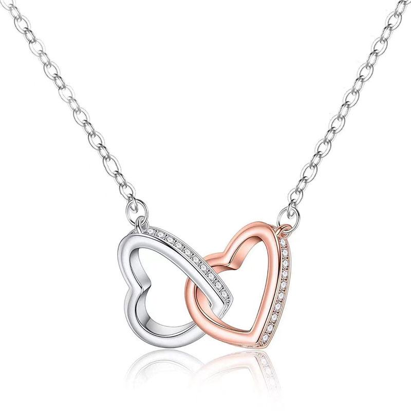 GemChic Women s Pendant Necklace Double Loop Love Necklace Heart Shape Collarbone Chain Birthday Christmas Jewelry Gift
GemChic Women s Pendant Necklace Double Loop Love Necklace Heart Shape Collarbone Chain Birthday Christmas Jewelry Gift