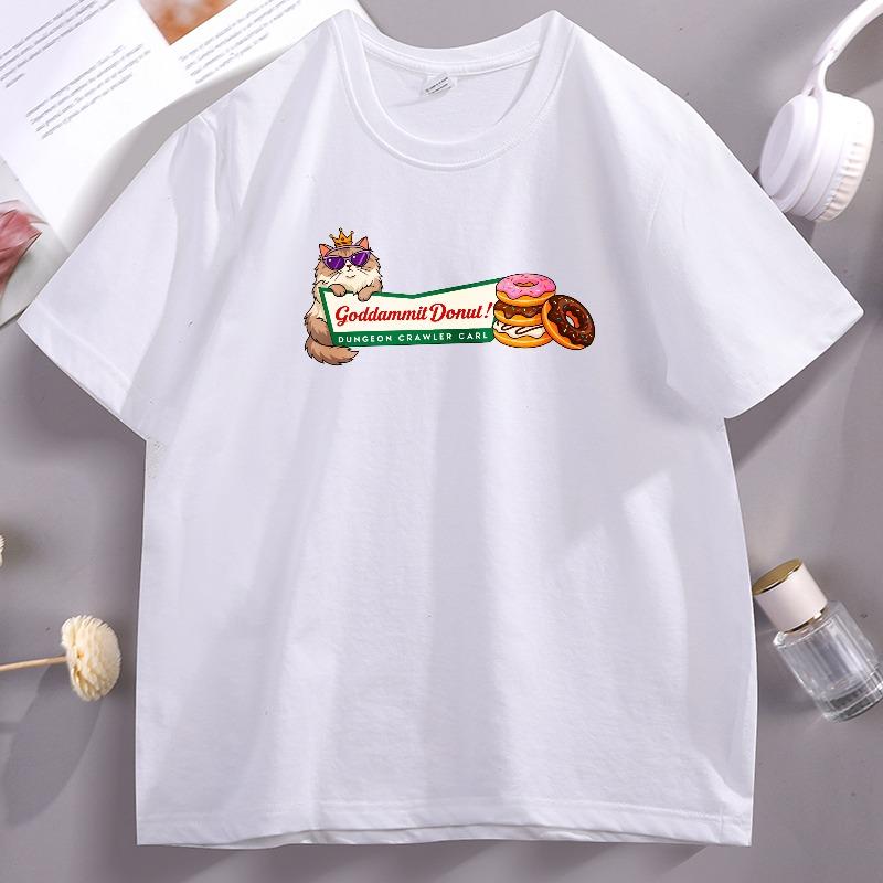 Princess Donut T Shirt Dungeon Crawler Carl Tshirt Cat Lover Graphic T Shirts Funny Cotton Comfortable Short Sleeve Clothes 4XL
Princess Donut T Shirt Dungeon Crawler Carl Tshirt Cat Lover Graphic T Shirts Funny Cotton Comfortable Short Sleeve Clothes 4XL