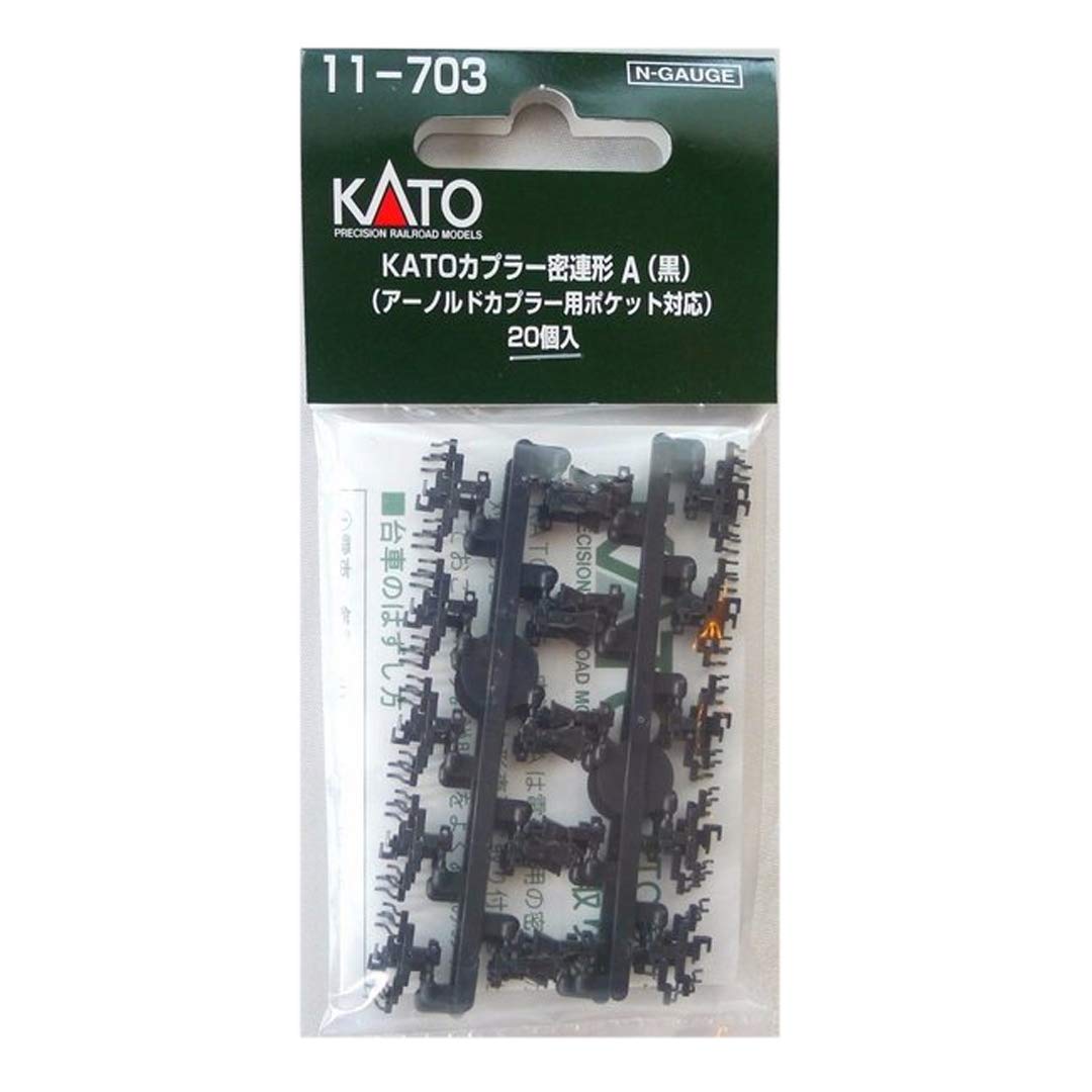 KATO N Gauge KATO Coupler Closely Connected Type A Black 20 Pieces 11-703 Railway Model Supplies
KATO N Gauge KATO Coupler Closely Connected Type A Black 20 Pieces 11-703 Railway Model Supplies